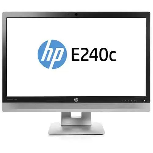 مانیتور استوک اچ پی 24 اینچ دارای اسپیکر و وب کم مدل HP E240c